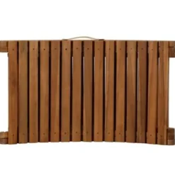 vidaXL - Ligstoel - Crème - Hout