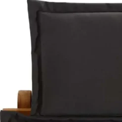 vidaXL - Ligstoel - Grijs - Hout