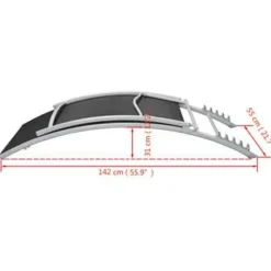 vidaXL - Ligstoelen - Zwart - Stof