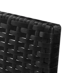 vidaXL - Lounge Sets - Zwart - Poly rattan