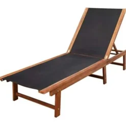 vidaXL - Lounger - Bruin - Hout