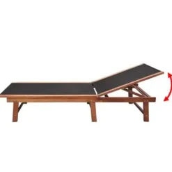 vidaXL - Lounger - Bruin - Hout