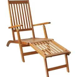 vidaXL - Lounger - Bruin - Hout