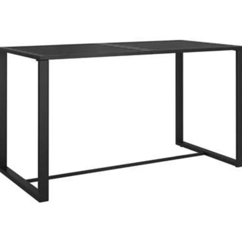vidaXL - Loungeset - Antraciet - Aluminium