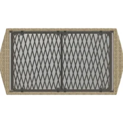 vidaXL - Loungeset - Beige - Poly rattan