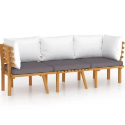 vidaXL - Loungeset - Bruin - Acaciahout