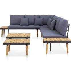 vidaXL - Loungeset - Bruin - Hout