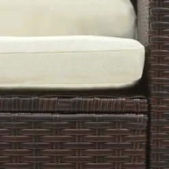 vidaXL - Loungeset - Bruin - Poly rattan