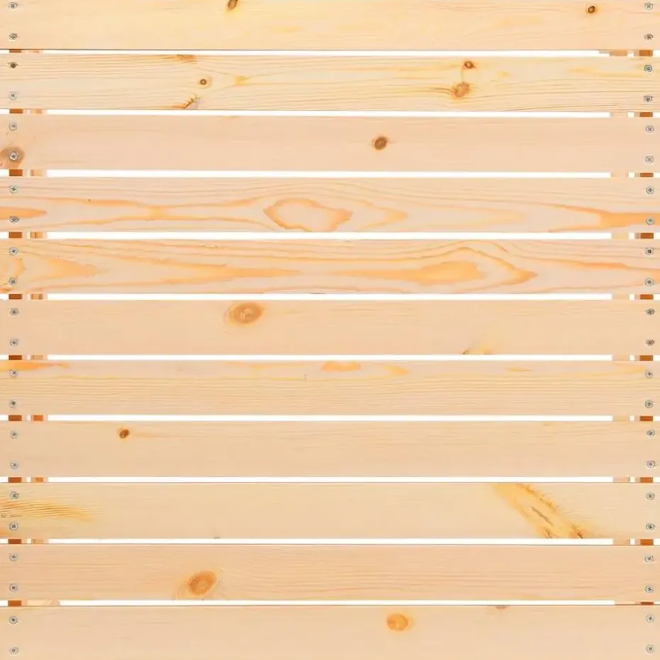 vidaXL - Loungeset - Crème - Grenenhout - 3 stuks - Met kussens