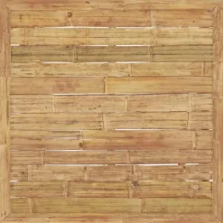 vidaXL - Loungeset - Crèmewitte - Bamboe - 5 stuks - Met kussens