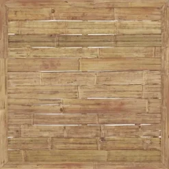 vidaXL - Loungeset - Donkergrijze - Bamboe - 3 stuks - Met kussens