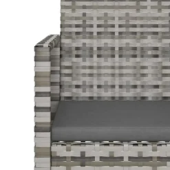 vidaXL - Loungeset - Grijs - Poly rattan