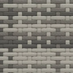 vidaXL - Loungeset - Grijs - Poly rattan - 2 stuks -Met kussens