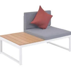 vidaXL - Loungeset - Multikleur - Aluminium