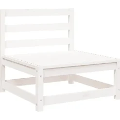 vidaXL - Loungeset - Wit - Grenenhout