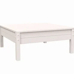 vidaXL - Loungeset - Wit - Grenenhout - 3 stuks - Met kussens