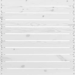 vidaXL - Loungeset - Wit - Grenenhout - 3 stuks - Met kussens