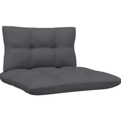 vidaXL - Loungeset - Wit - Grenenhout - 3 stuks - Met kussens