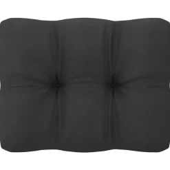 vidaXL - Loungeset - Zwart - Grenenhout