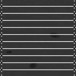 vidaXL - Loungeset - Zwart - Grenenhout - 3 stuks - Met kussens