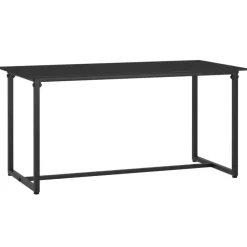 vidaXL - Loungeset - Zwart - Poly rattan