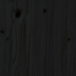 vidaXL - Loungeset - Zwart - Hout - 3 stuks - Met kussens