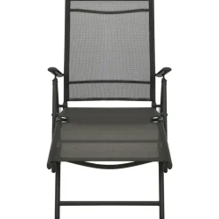 vidaXL - Loungeset - Zwart - Aluminium