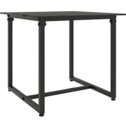 vidaXL - Loungeset - Zwart - Poly rattan - 3 stuks - Met kussens