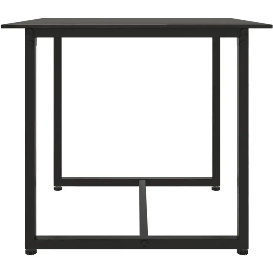 vidaXL - Loungeset - Zwart - Poly rattan - 3 stuks - Met kussens