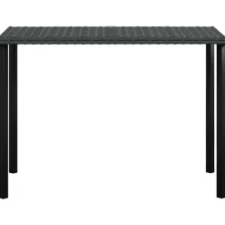 vidaXL - Loungeset (dinning) - Zwart - Poly rattan - 5 stuks - Met kussens