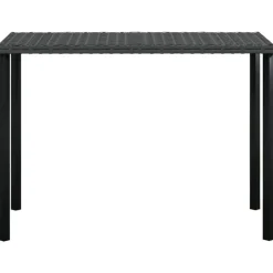 vidaXL - Loungeset (dinning) - Zwart - Poly rattan - 5 stuks - Met kussens