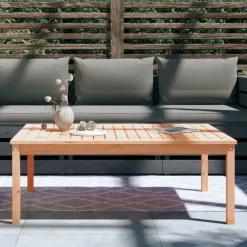 vidaXL - Loungetafel - Naturel - Massief douglashout - 121x82,5x45 cm