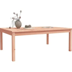 vidaXL - Loungetafel - Naturel - Massief douglashout - 121x82,5x45 cm