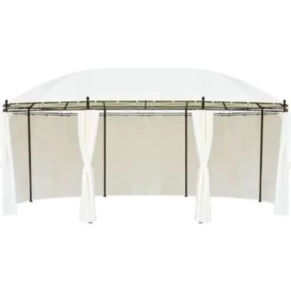 vidaXL - Luifel - Crème - Stof