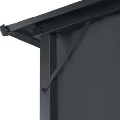 vidaXL - Luifel - Zwart - Polyester - 4 x 3 m