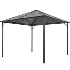 vidaXL - Luifel - Zwart - Stof - 3 x 3 m