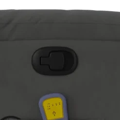 vidaXL - Massagestoel - Grijs - Microvezel