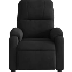 vidaXL - Massagestoel - Zwart - Microvezel