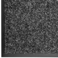 vidaXL - Mat - Antraciet - Stof - 90 x 120 cm