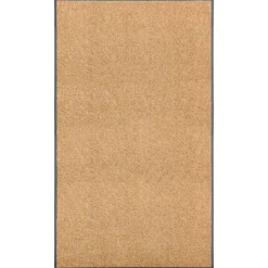 vidaXL - Mat - Crème - Stof - 90 x 150 cm