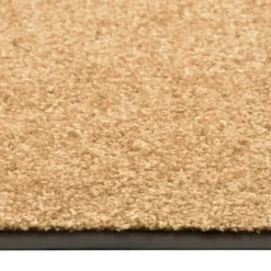 vidaXL - Mat - Crème - Stof - 60 x 180 cm