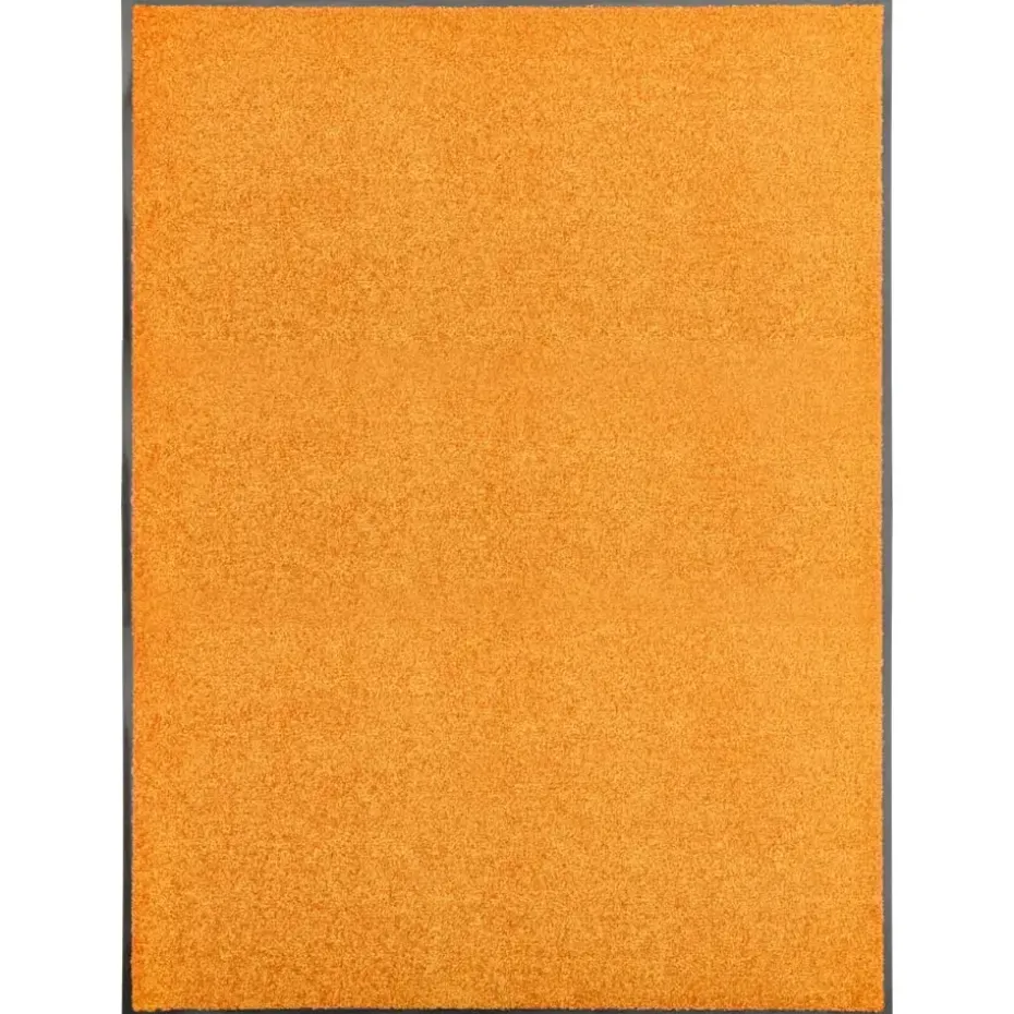 vidaXL - Mat - Oranje - Stof - 90 x 120 cm