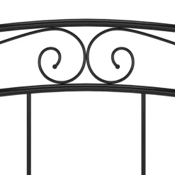 vidaXL - Meatlen bed frame - Zwart - Metaal - 140x200 cm