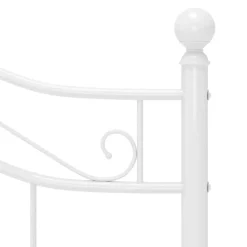 vidaXL - Metalen bed frame - Wit - 120x200 cm