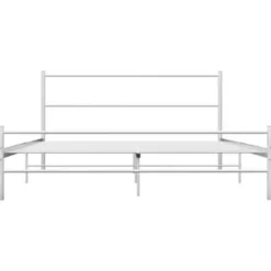 vidaXL - Metalen bed frame - Wit - 140 x 200 cm
