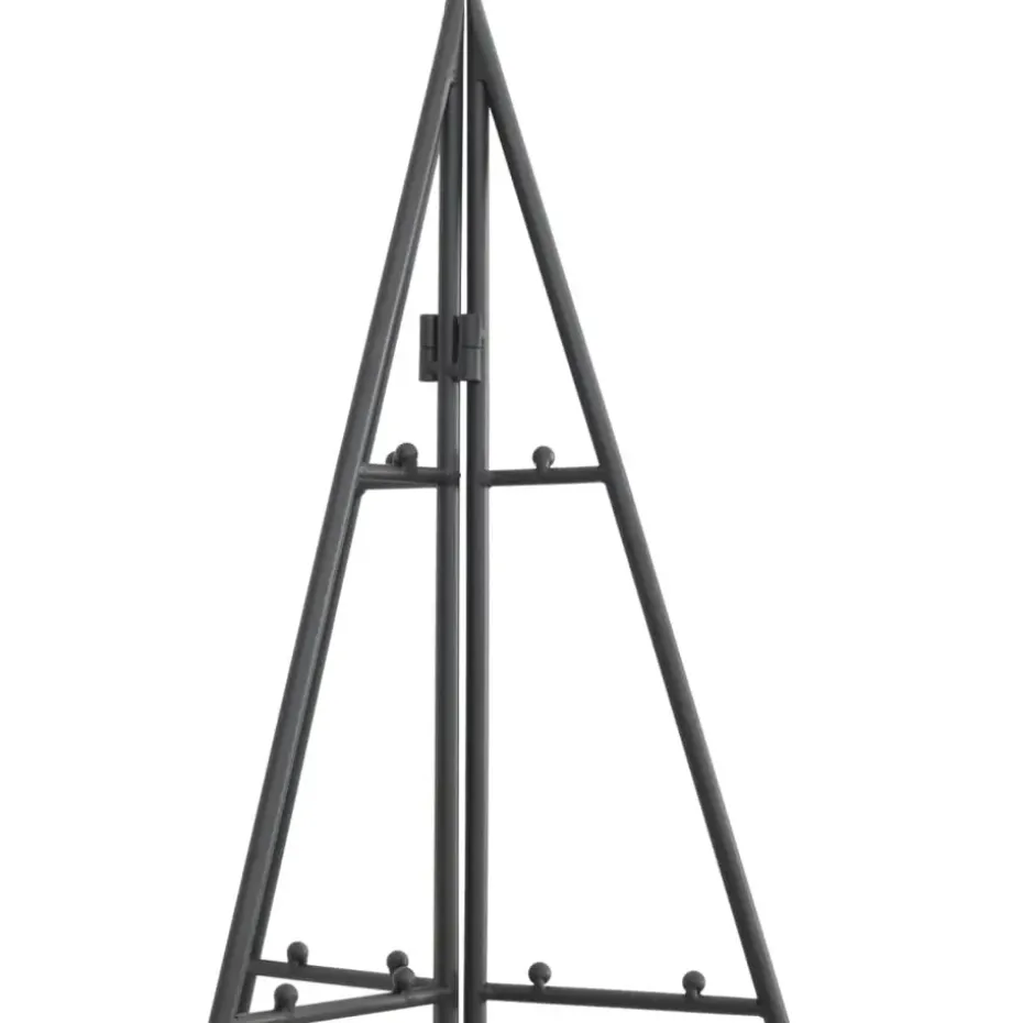 vidaXL - Metalen Kerstboom - Zwart - 180 cm