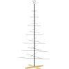 vidaXL - Metalen Kerstboom - Zwart - 180 cm