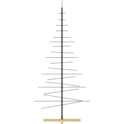 vidaXL - Metalen Kerstboom - Zwart - 180 cm
