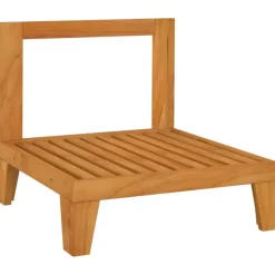 vidaXL - Middenbank - Grijs - Acaciahout