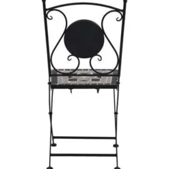 vidaXL - Mozaïek Bistroset - Grijs - Keramiek